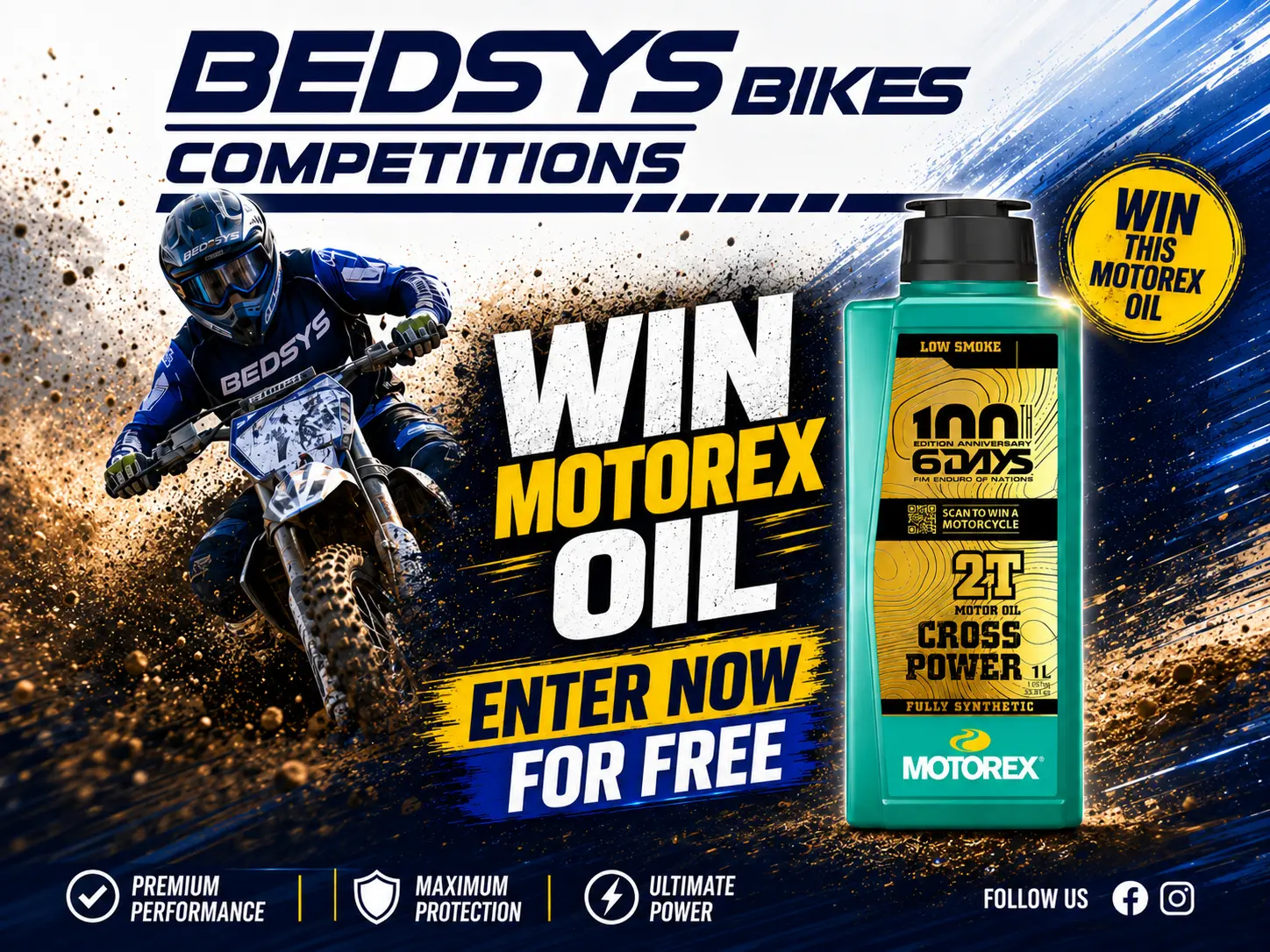 Motorex Cross Power Oil - Free Entry